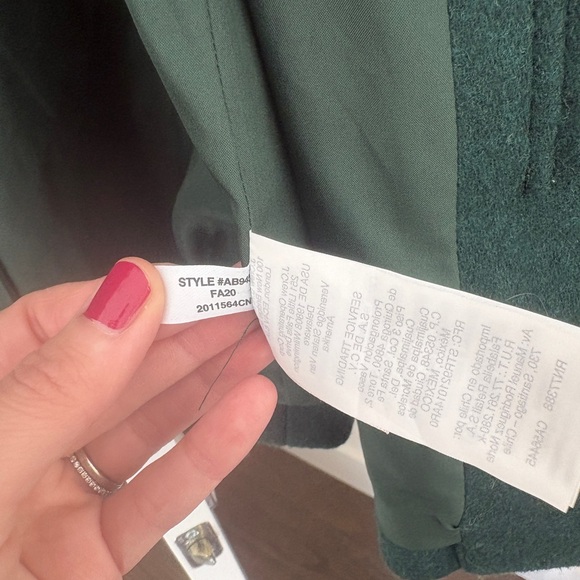 J.Crew Emerald Green City Coat - Picture 5 of 6